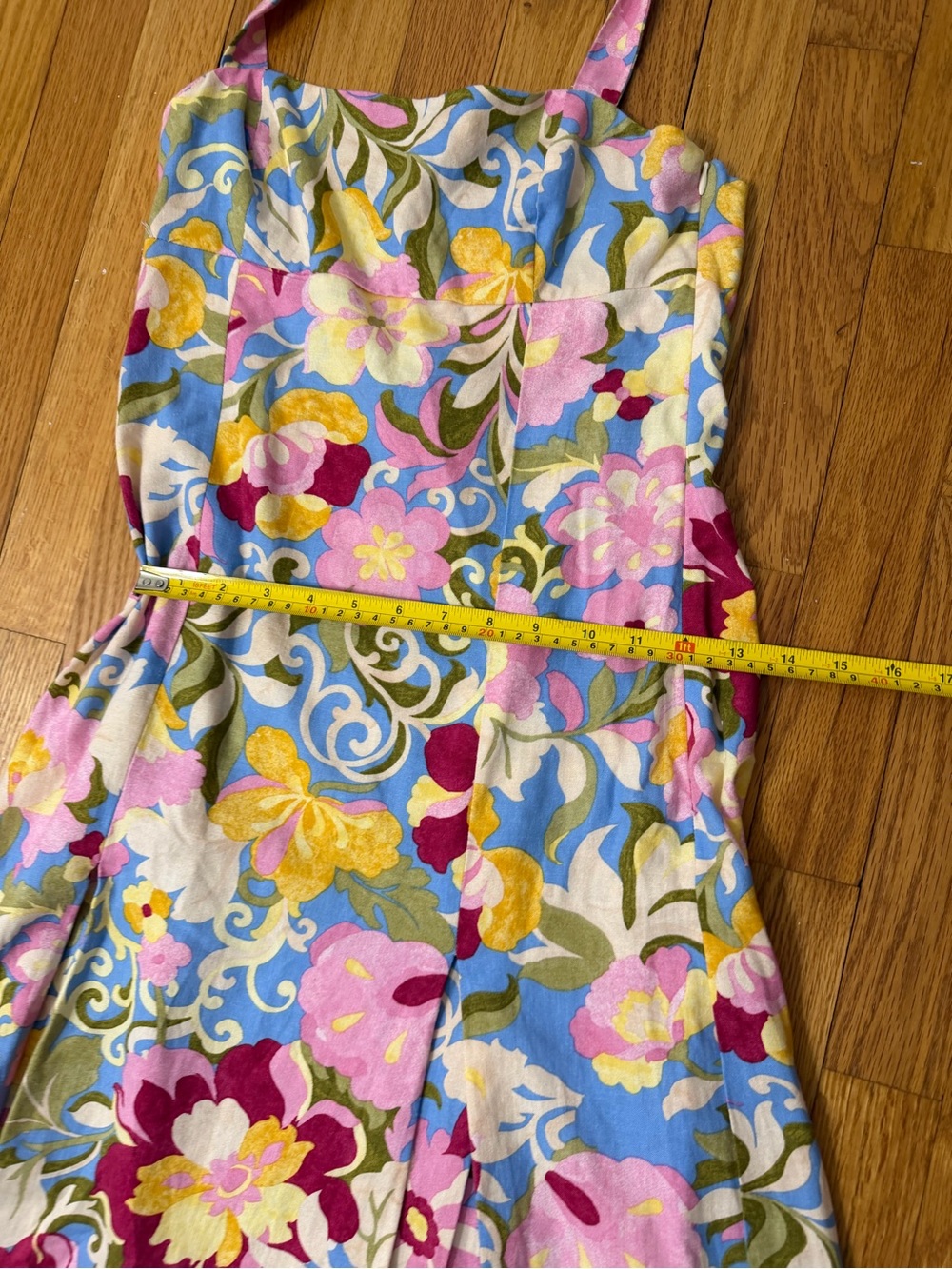 Zara Floral Halter Midi Dress in Multicolor - Picture 9 of 10